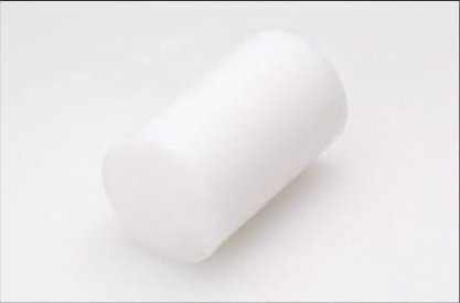 プラスチック POM（ジュラコン） 丸棒（白） 直径 15mm - アナハイム
