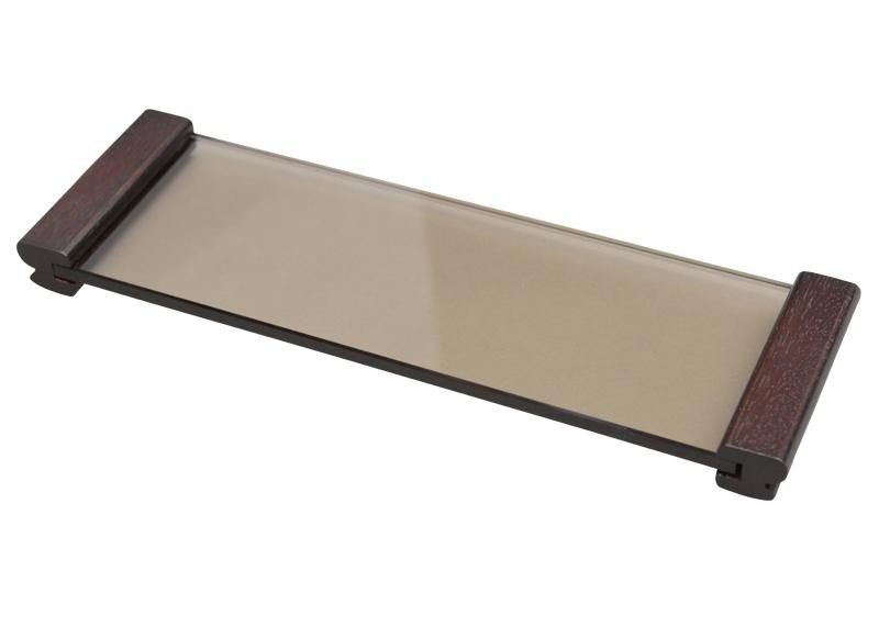 全宗派】 仏具 仏器膳 紫檀調ガラス (6.0寸～7.0寸) 仏壇 - 仏壇