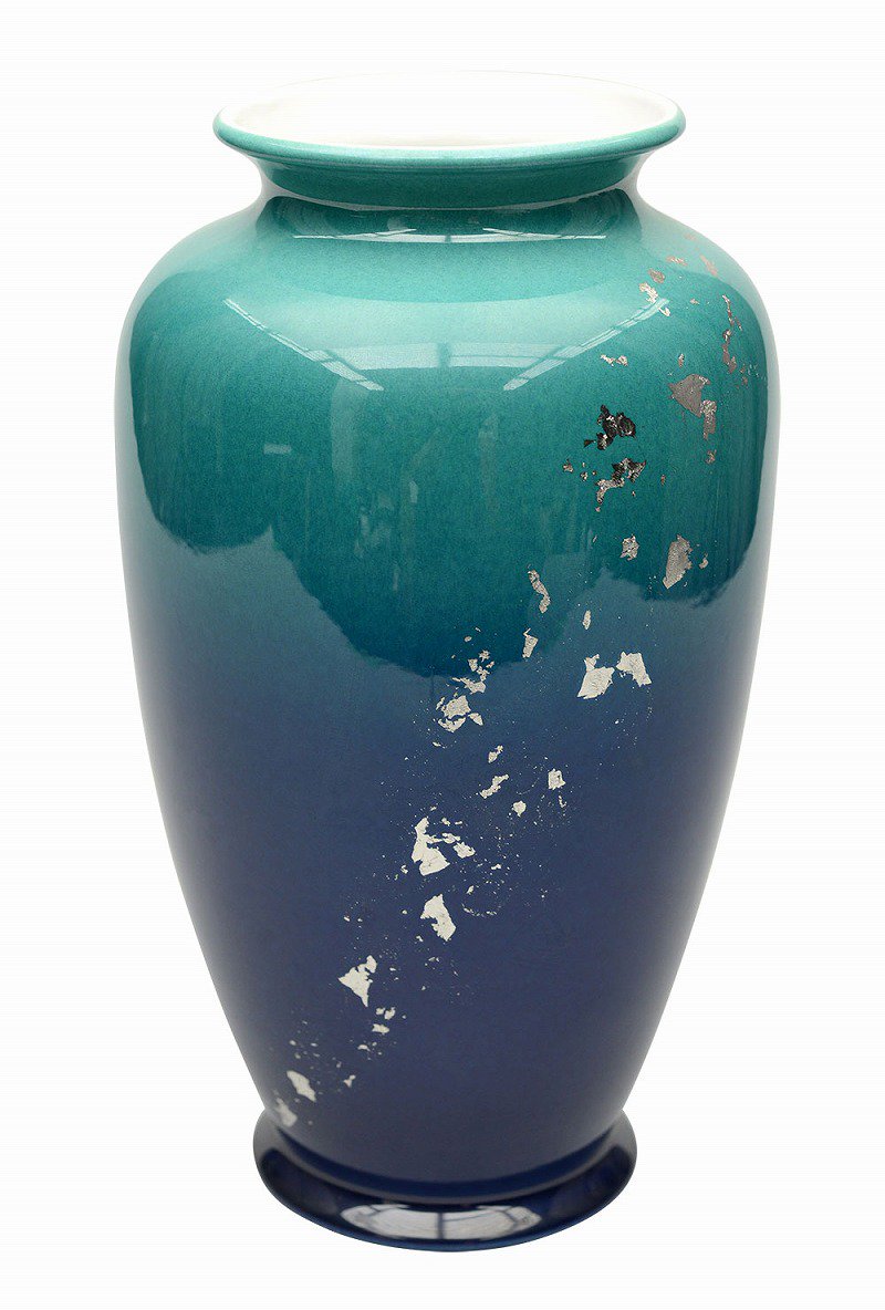 花瓶 花立 仏壇用 仏間用 亜鉛合金製 希星（きらら） オーロラレッド