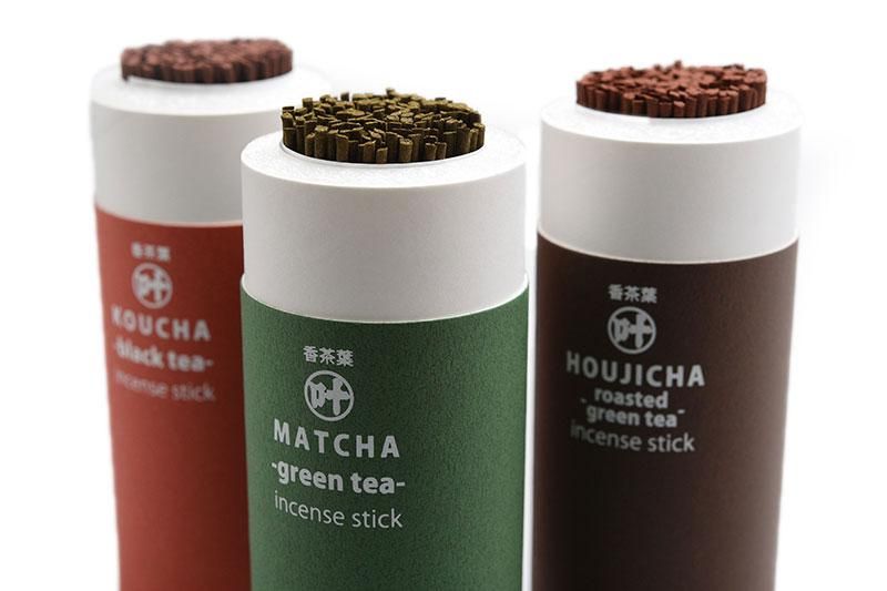 全宗派】 進物用線香 香茶葉-kouchayou- 3P(紅茶 ほうじ茶 抹茶