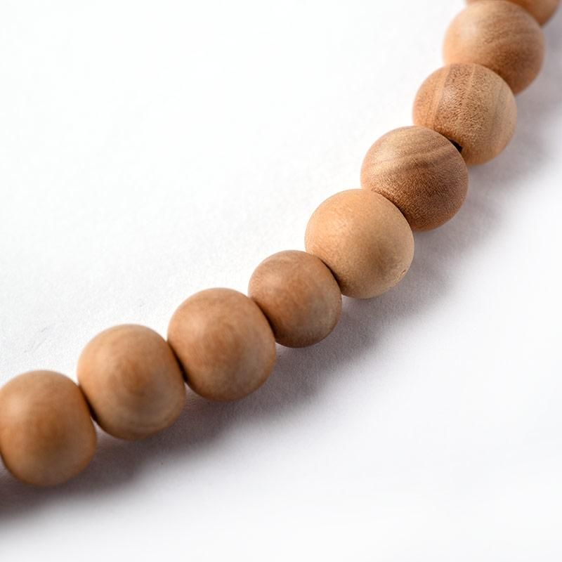 全宗派】 片手念珠・略式数珠 白檀(女性用/玉径8ミリ) - 仏壇仏具なら