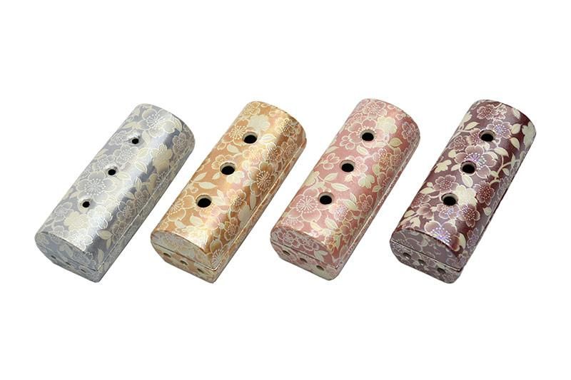 陶器製 香炉 鶴と花のデザイン 陶器製 香炉 鶴と花のデザイン 工芸品