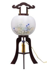 本場岐阜大内行灯（天然木、絹張） 本場岐阜大内行灯（天然木、絹張）