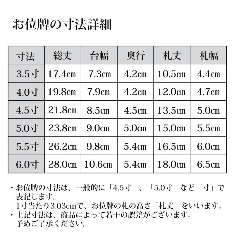 銘木位牌】万寿呂門 春慶塗り 面粉蒔 黒檀－ひるた仏具店