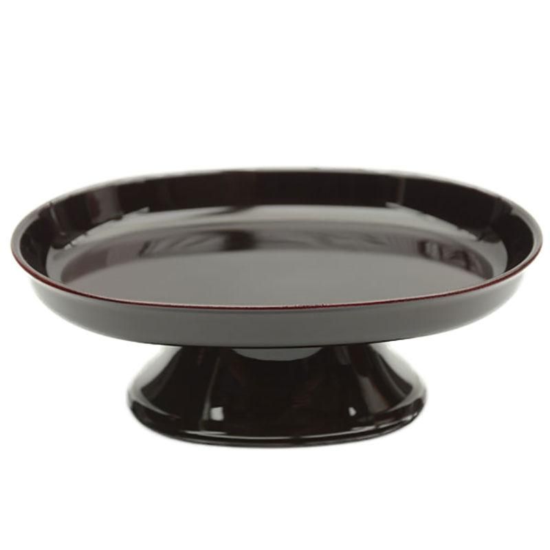 全宗派】 仏具 供物台 小判型 溜(5.0寸~8.0寸) 仏壇仏具なら【ひるた仏具店公式通販】創業80年・仏師のいる仏壇/位牌専門店 供物台 タメ色 5.0寸 一対(2個) 仏具