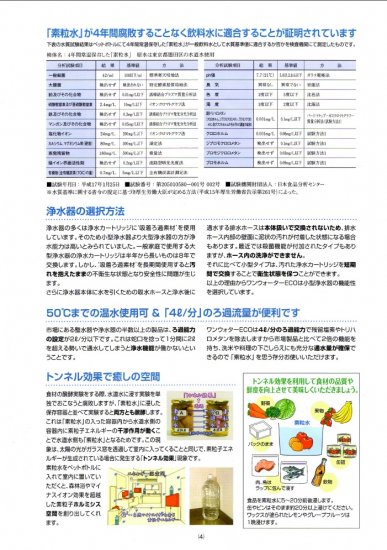 ((浄水器))素粒水　ワンウォーターECO　醗酵する水 - kimamaclub