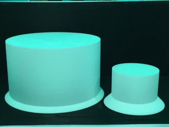 発泡スチロール円柱:直径100mm×400mm 発泡スチロール円柱:直径100mm×400mm