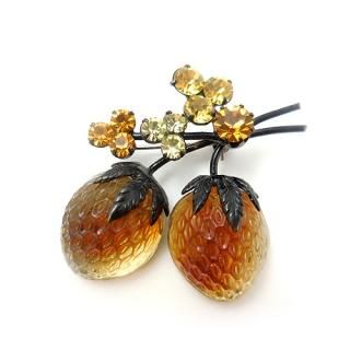 オーストリア　ヴィンテージ　ブローチ efbi オーストリア製 ヴィンテージ ブローチ AUSTRIA - メルカリ