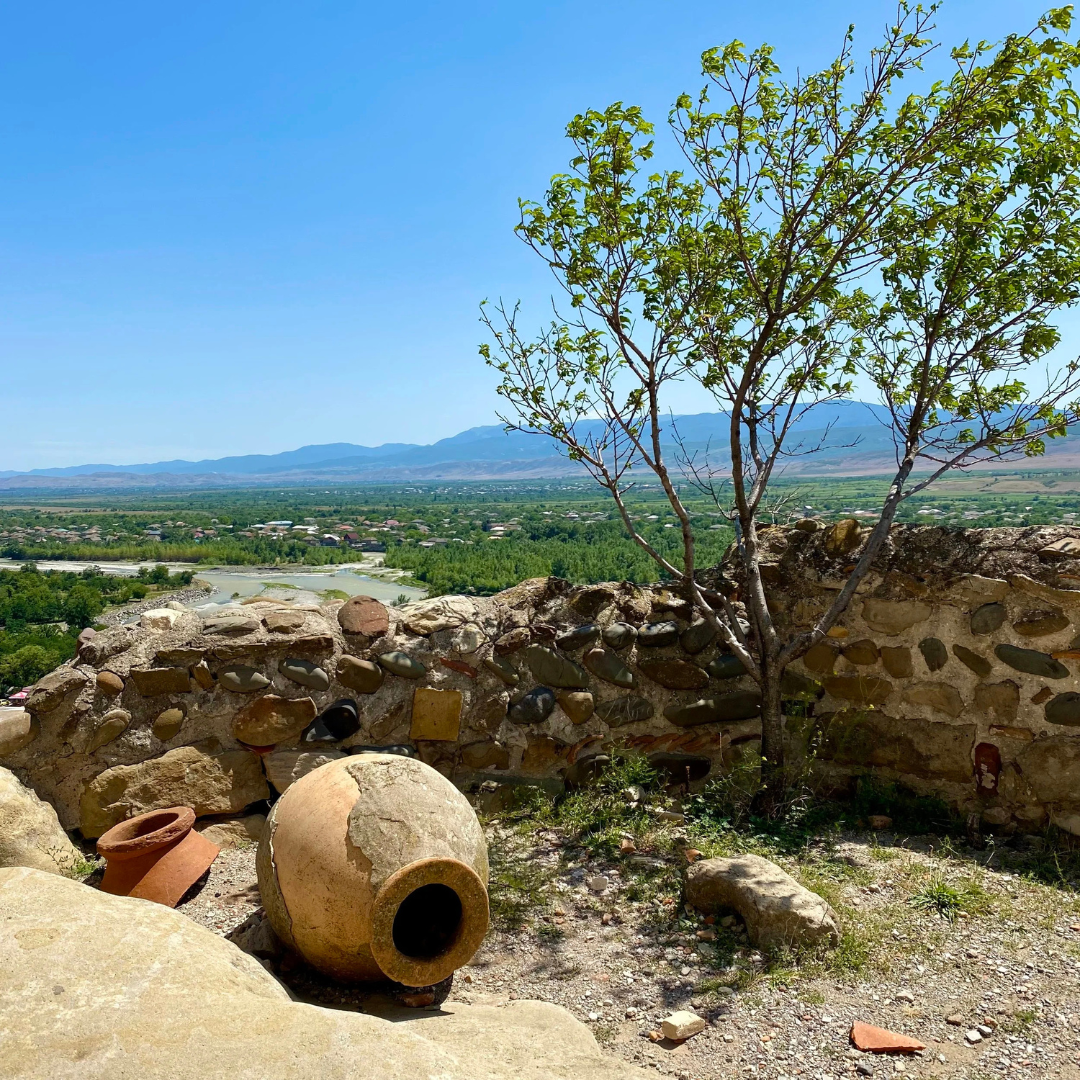 オレンジワインの哲学・ジョージアの庭先に転がっている壊れたクヴェヴリ