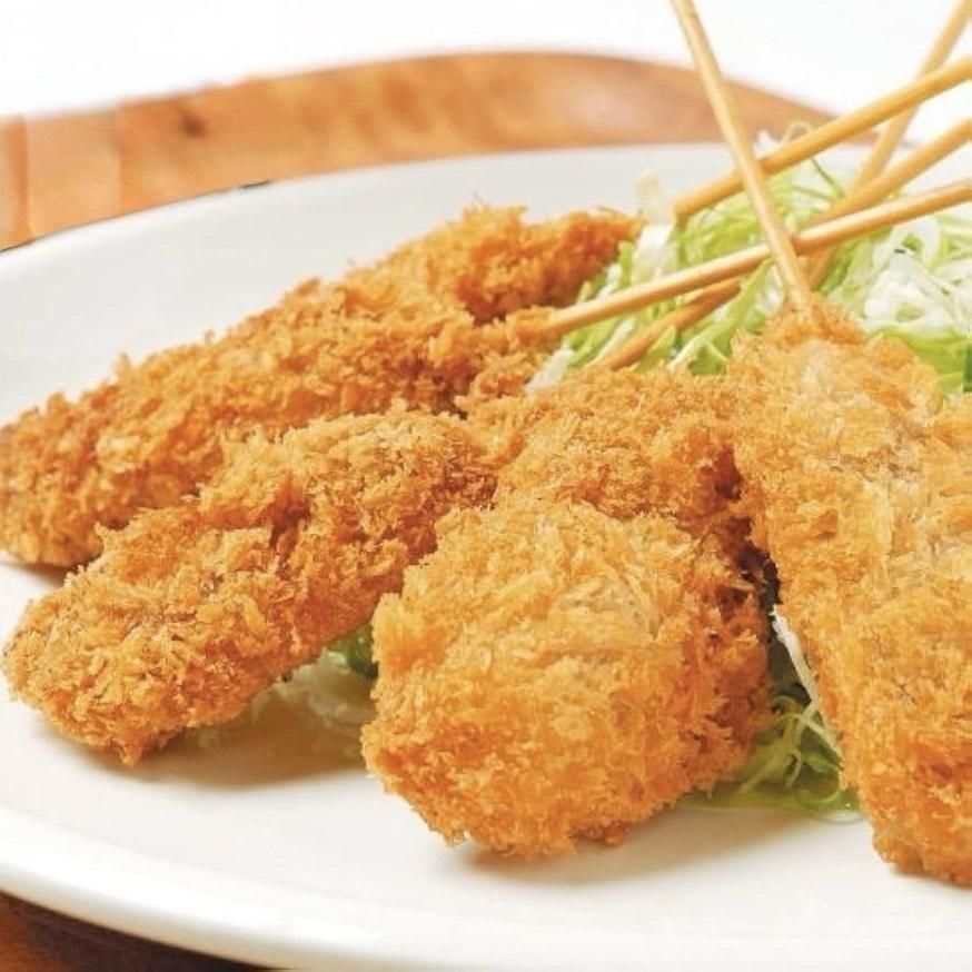 スロベニアの赤ワインと串カツ