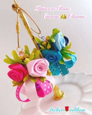 PrincessRoseCrownCharm/プリンセスローズクラウンチャーム・薔薇の