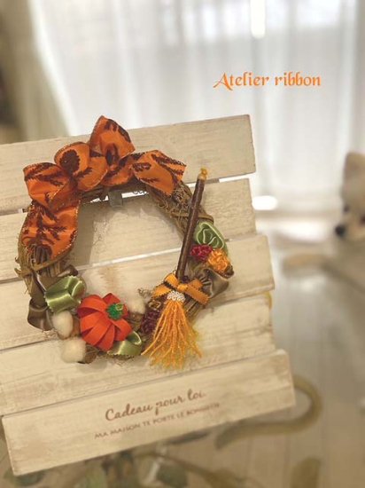 Hello Halloween mini Wreath / ハローハロウィン ミニリース キット