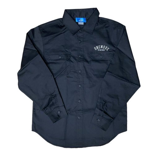 <img class='new_mark_img1' src='https://img.shop-pro.jp/img/new/icons20.gif' style='border:none;display:inline;margin:0px;padding:0px;width:auto;' />ARCH LOGO WORK SHIRTS (Black)