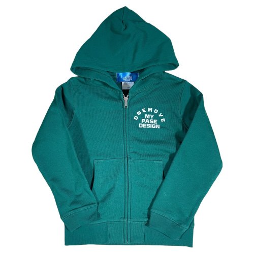 <img class='new_mark_img1' src='https://img.shop-pro.jp/img/new/icons20.gif' style='border:none;display:inline;margin:0px;padding:0px;width:auto;' />FLOCKY LOGO Jr. ZIP HOODIE (Green)