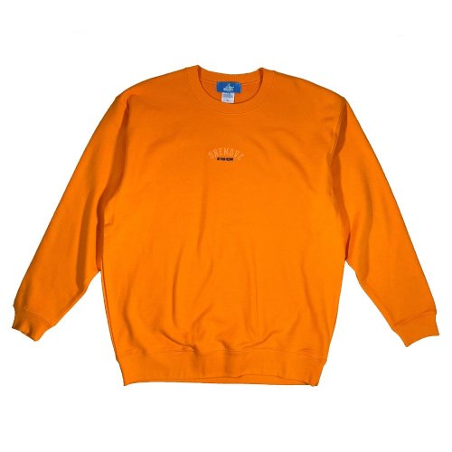 <img class='new_mark_img1' src='https://img.shop-pro.jp/img/new/icons20.gif' style='border:none;display:inline;margin:0px;padding:0px;width:auto;' />EMBROIDERY ARCH LOGO CREW SWEAT ( Orange )