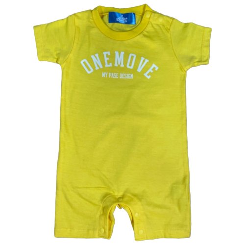 ARCH LOGO BABY TEE-ROMPERS (Yellow)