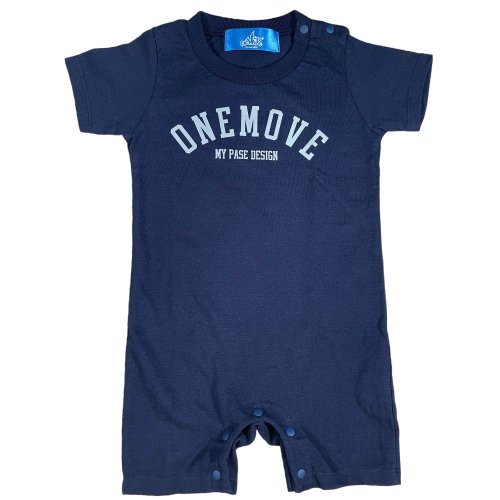 <img class='new_mark_img1' src='https://img.shop-pro.jp/img/new/icons20.gif' style='border:none;display:inline;margin:0px;padding:0px;width:auto;' />ARCH LOGO BABY TEE-ROMPERS (Navy)
