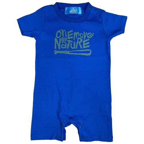 <img class='new_mark_img1' src='https://img.shop-pro.jp/img/new/icons20.gif' style='border:none;display:inline;margin:0px;padding:0px;width:auto;' />OM BY NATURE BABY TEE-ROMPERS (Blue)