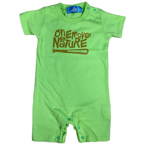 <img class='new_mark_img1' src='https://img.shop-pro.jp/img/new/icons20.gif' style='border:none;display:inline;margin:0px;padding:0px;width:auto;' />OM BY NATURE BABY TEE-ROMPERS (Lime)