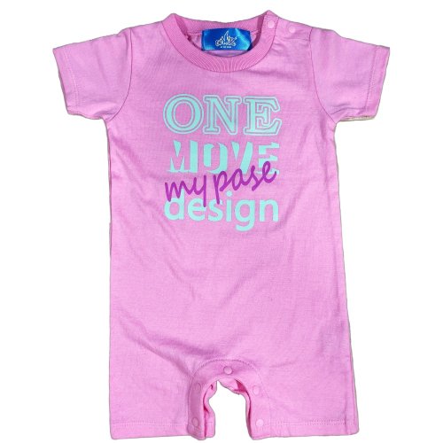 <img class='new_mark_img1' src='https://img.shop-pro.jp/img/new/icons20.gif' style='border:none;display:inline;margin:0px;padding:0px;width:auto;' />TYPO BABY TEE-ROMPERS (Pink)