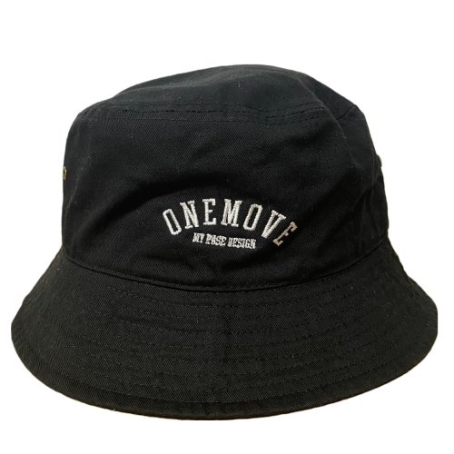 <img class='new_mark_img1' src='https://img.shop-pro.jp/img/new/icons20.gif' style='border:none;display:inline;margin:0px;padding:0px;width:auto;' />ARCH LOGO BUCKET HAT (Black)