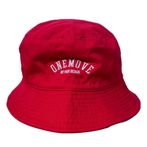 <img class='new_mark_img1' src='https://img.shop-pro.jp/img/new/icons20.gif' style='border:none;display:inline;margin:0px;padding:0px;width:auto;' />ARCH LOGO BUCKET HAT (Red)