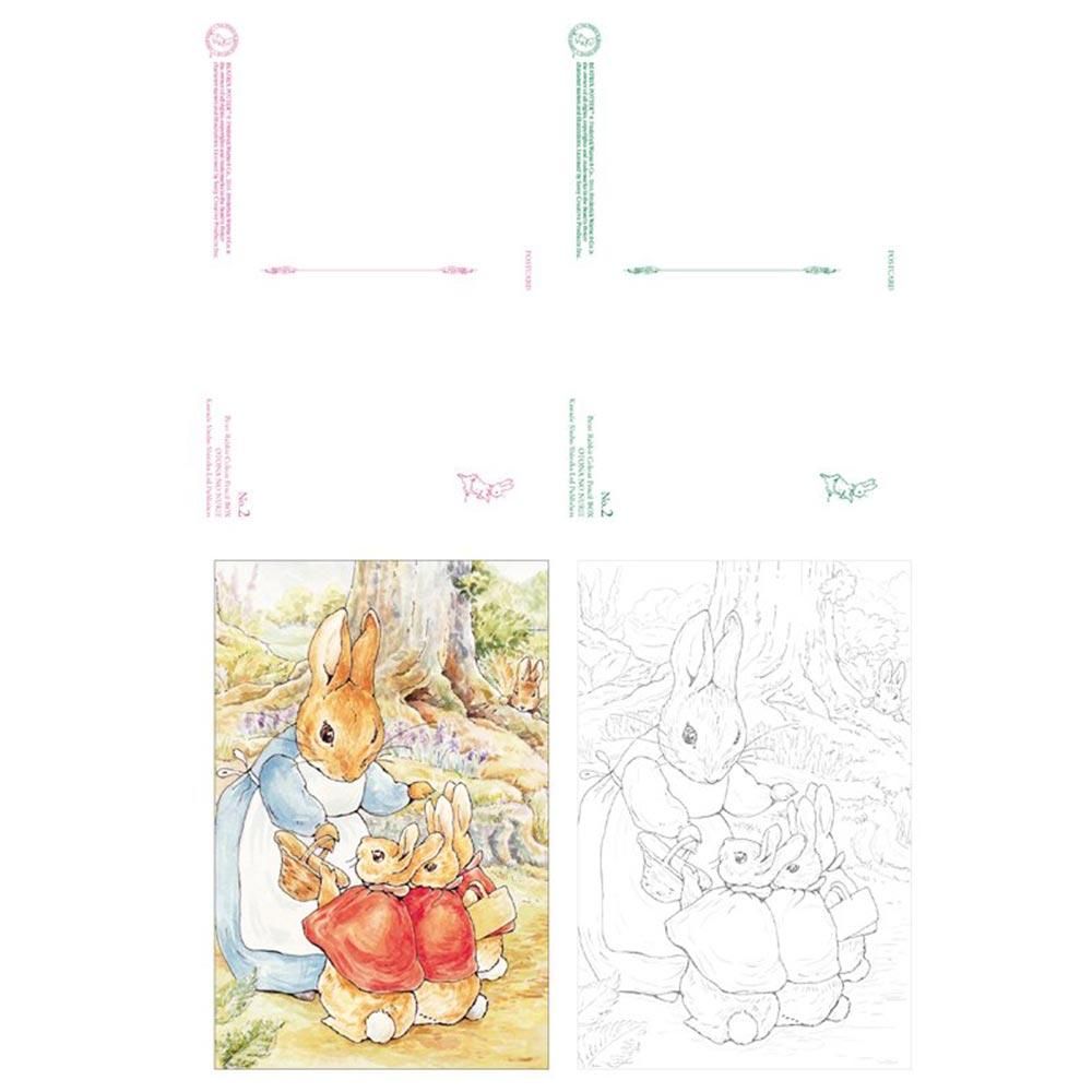 大人の塗り絵postcard Book ピーターラビット色鉛筆box Pr ピーターラビットグッズ 公式オンラインショップ