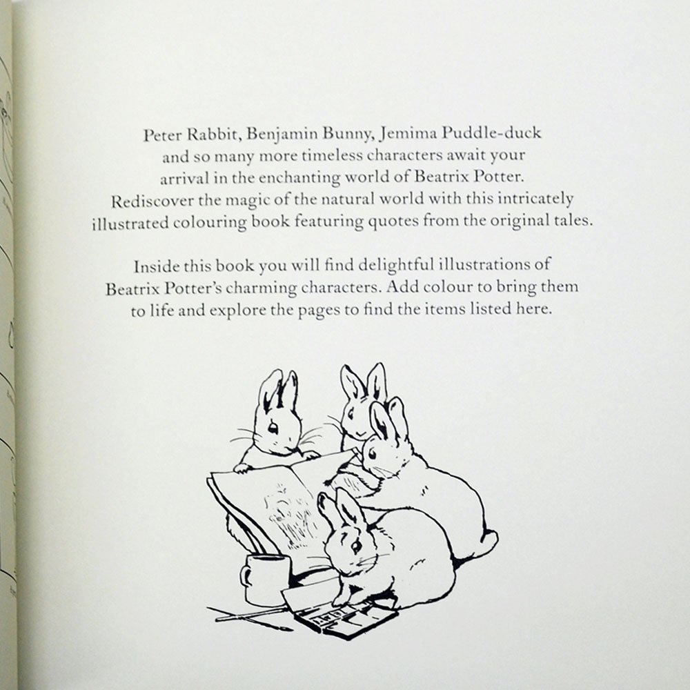 ピングー Beatrix Potter™ Colouring Book　　PR