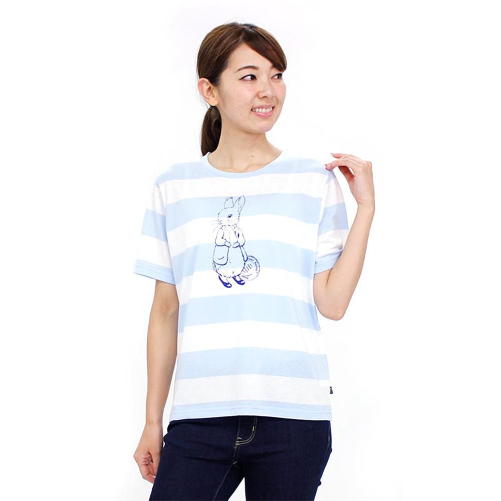 ボーダーtシャツ サックス L 81 Pr ピーターラビットグッズ 公式オンラインショップ