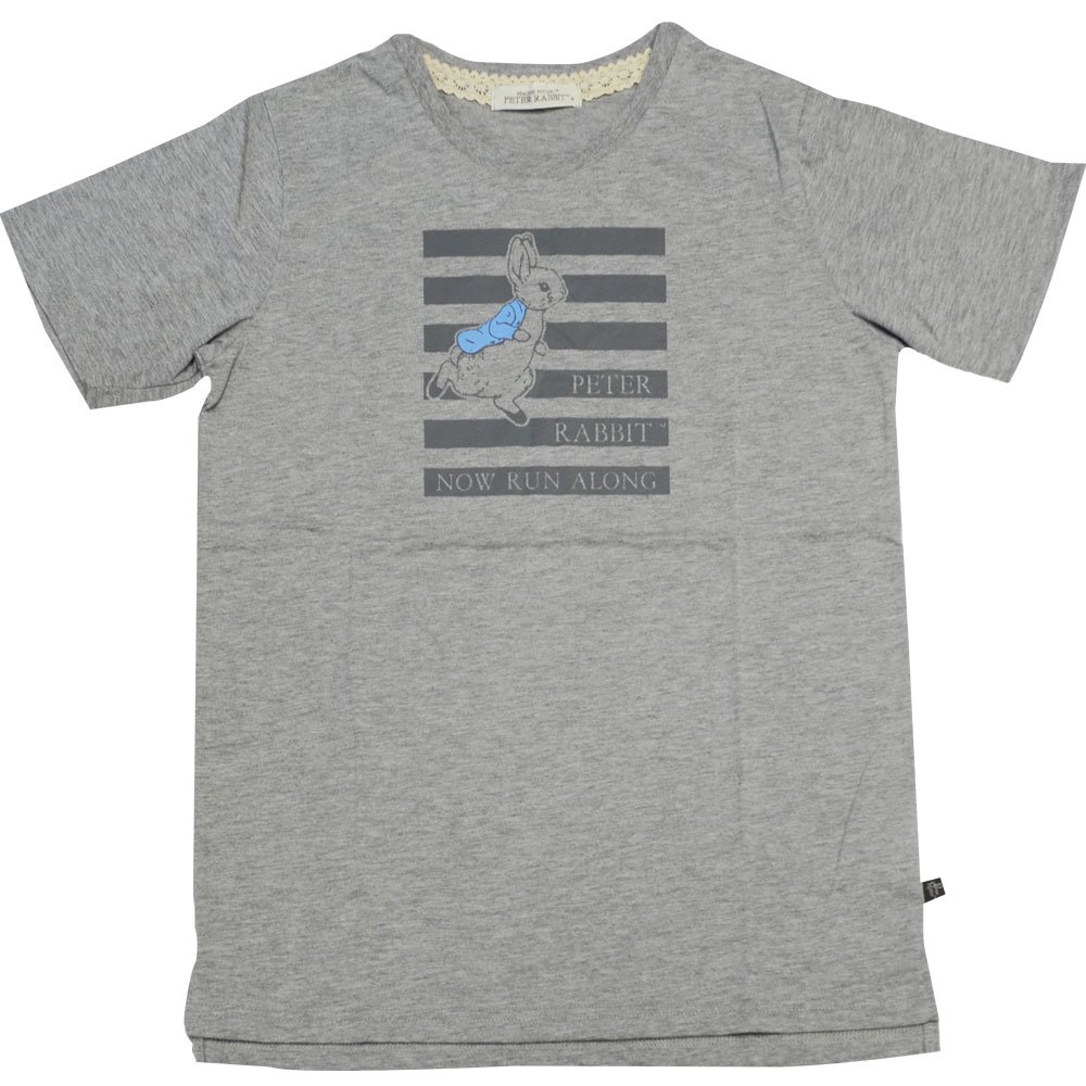 ピーターロングTシャツ（杢グレー）L　392167-93　PR - ピーターラビットグッズ 公式オンラインショップ