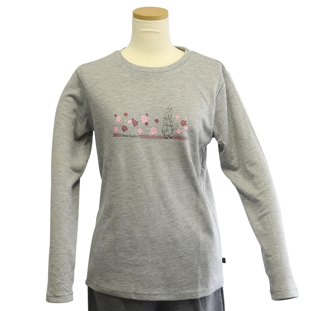 ローズ長袖tシャツ グレー L 93 Pr ピーターラビットグッズ 公式オンラインショップ ローズ長袖tシャツ グレー L 93 Pr ピーターラビットグッズ 公式オンラインショップ