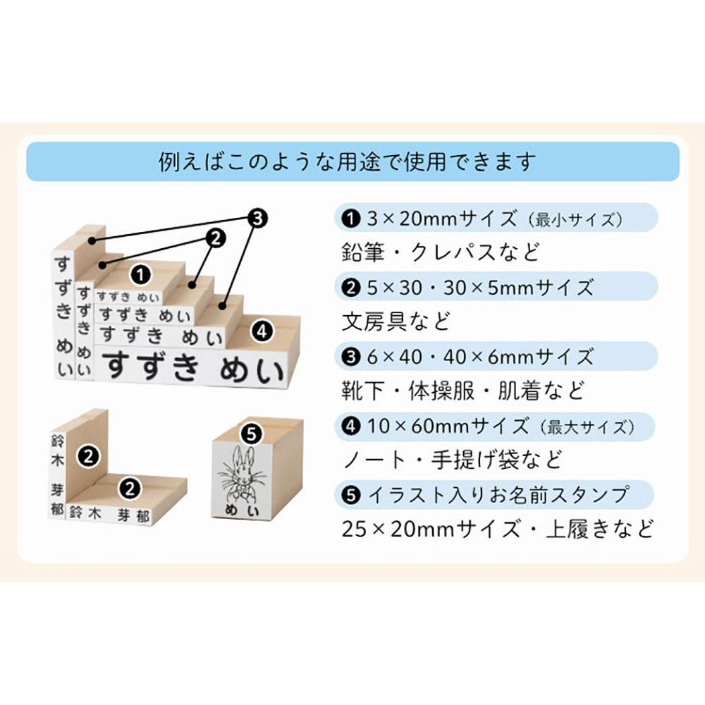 お名前スタンプ用オーダーチケット Pr ピーターラビットグッズ 公式オンラインショップ