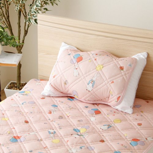 冷感ニット　枕パッド　バルーン　（ピンク）　PRMP4021　PR