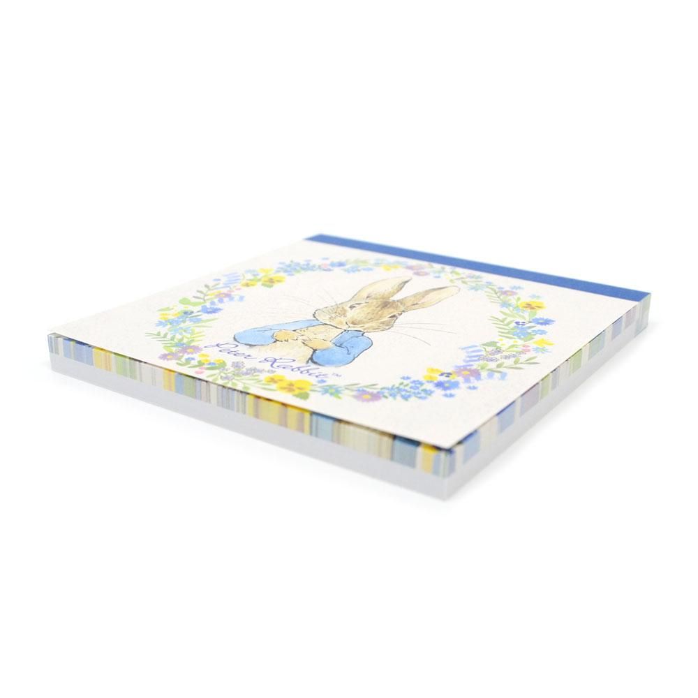 スクエアメモ帳 (SPRING) PR-MP023 PR - ピーターラビットグッズ