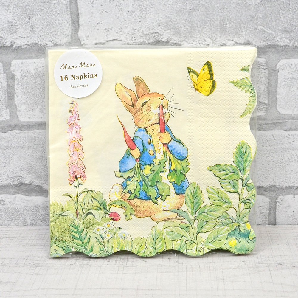 Peter Rabbit In The Garden Large Napkins　267160　PR - ピーターラビットグッズ 公式オンラインショップ