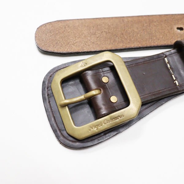 憧れの 定価2.5万 Nigel Cabourn DOUBLE BUCKLE BELT | umma.hu