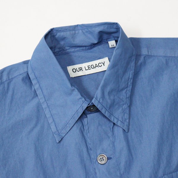 OUR LEGACY（アワー レガシー）POPOVER SHIRT - Antique Blue ...