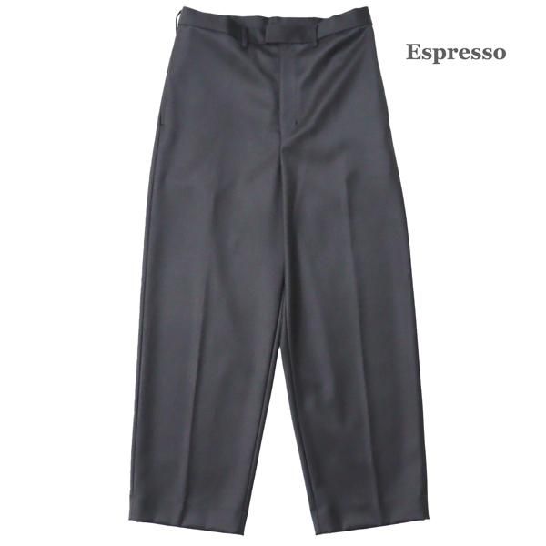 nonnotte /NO TACK WIDE STRAIGHT TROUSERS-