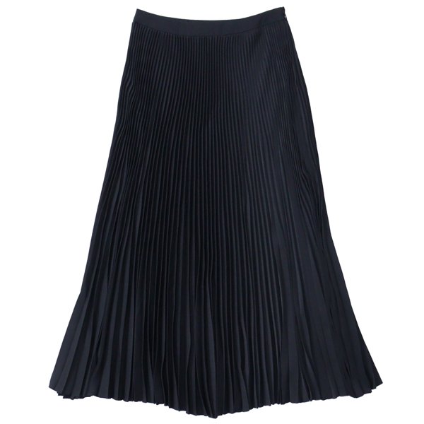 8,756円Graphpaper Satin Pleats Skirt Black