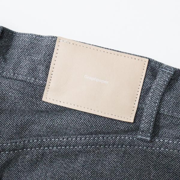Graphpaper グラフペーパー Colorfast Denim サイズ2 Graphpaper (グラフペーパー) Colorfast Denim Two Tuck Tapered