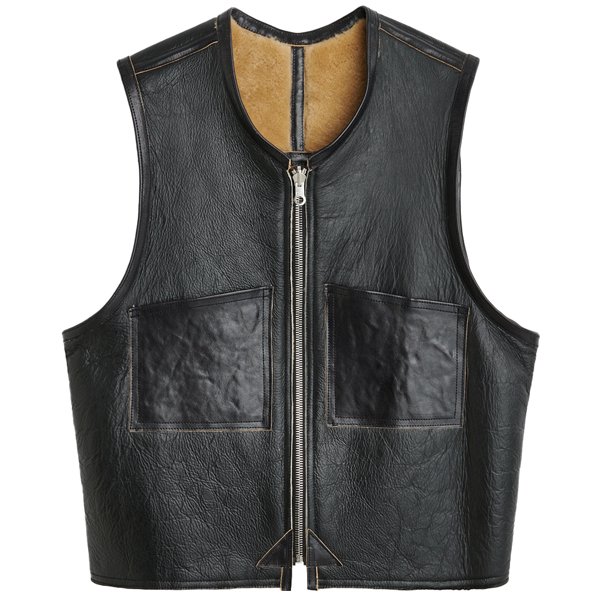 Our legacy  Reversible shearling vest