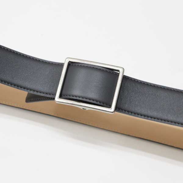 アウトレット店 Graphpaper Holeless Leather Classic Belt - 小物