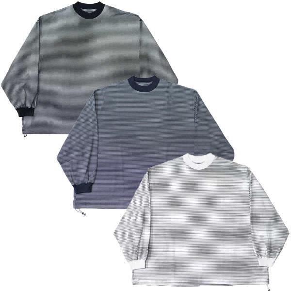 店舗在庫をネットで確認 希少サイズM46 isness BALLOON T-SHIRT border