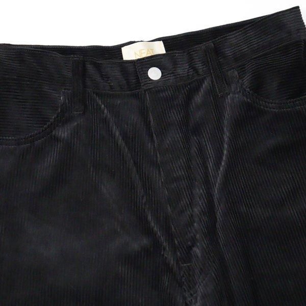 NEATコーデュロイパンツ NEAT｜3PLY 8W Heavy Corduroy｜FLARE - Black｜PRODUCT