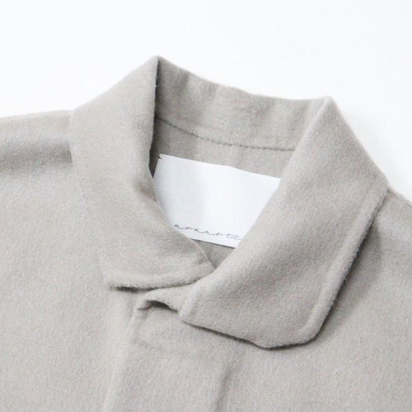 美品 nonnotte ノノット ドレーピング ブルゾン 5 リバーバレイト nonnotte/ノノット】Draping Bias Sleeve Zip Up Blouson N-25S