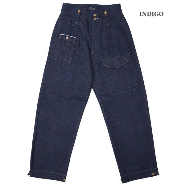 パンツ NigelCabourn BRITISHARMYPANT LOOSE DENIM Nigel Cabourn British Army Pant Loose Denim - Indigo
