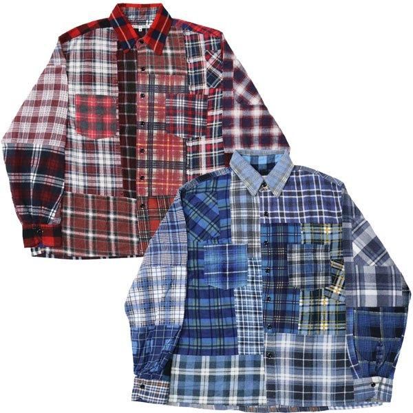 Rebuild by Needles チェック柄長袖シャツ XS Rebuild by Needles チェック柄長袖シャツ XS Rebuild by