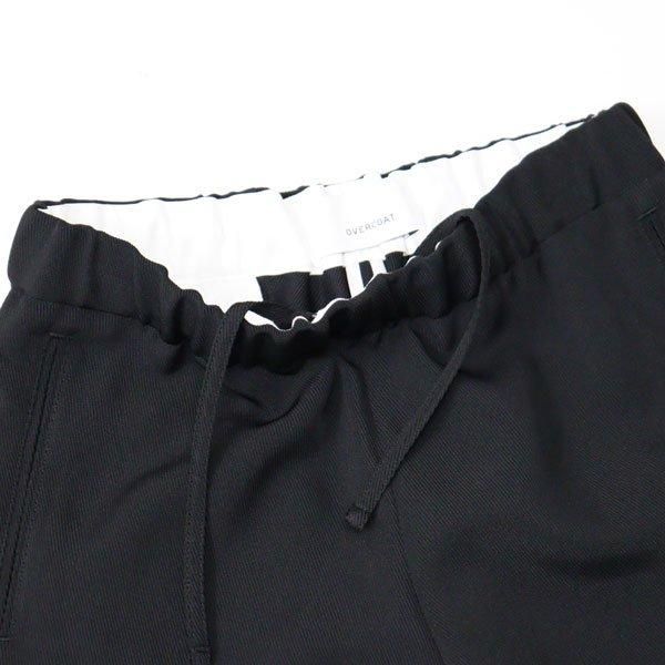 パンツ OVERCOAT Classic Drawstring Trouser 0 Classic Rayon Tricotine Drawstring Trouser in Black – OVERCOAT