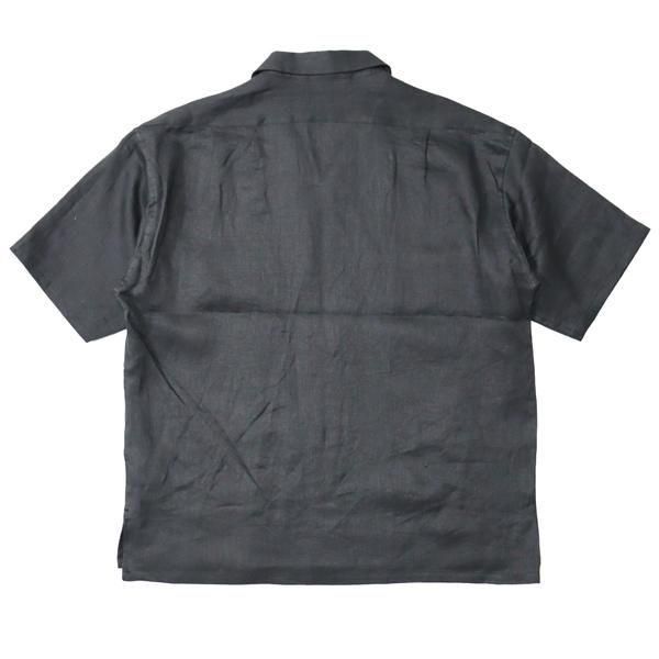 【未使用】ナイジェルケーボン　OPEN COLLAR SHIRT - LINEN NIGEL CABOURN ナイジェルケーボン シャツ OPEN COLLAR SHIRT