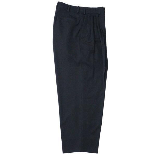 パンツ nonnotte NO TUCK WIDE STRAIGHT TROUSERS BACK SATIN GABARDINE NO TUCK WIDE STRAIGHT TROUSERS - WUNDER